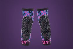 🛡️ Rodilleras Niño Flow Arlecchino Rosa / Azul 💗💙 | Protección Infantil MTB 🚵‍♂️🔥