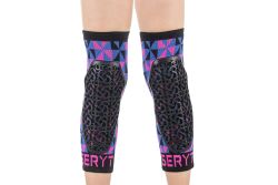 🛡️ Rodilleras Niño Flow Arlecchino Rosa / Azul 💗💙 | Protección Infantil MTB 🚵‍♂️🔥
