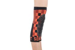 🛡️ Rodilleras Niño Flow Checker Rojo 🔴 | Protección Infantil MTB, Trail y Enduro 🚵‍♂️🔥