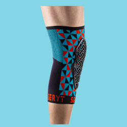 🛡️ Rodilleras Protectoras Arlecchino Colorway Azul Claro / Rojo 🔵🔴 | Protección MTB, Enduro y Descenso 🚵‍♂️🔥