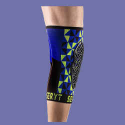🛡️🔵🟢 Rodilleras Protectoras Arlecchino Colorway Azul Verde – Protección, Comodidad y Estilo para MTB 🚵‍♂️🏔️
