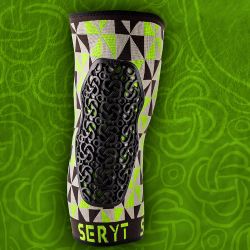 🛡️⚫🟢 Rodilleras Protectoras Arlecchino Colorway Gris Verde – Protección, Comodidad y Estilo para MTB 🚵‍♂️🏔️
