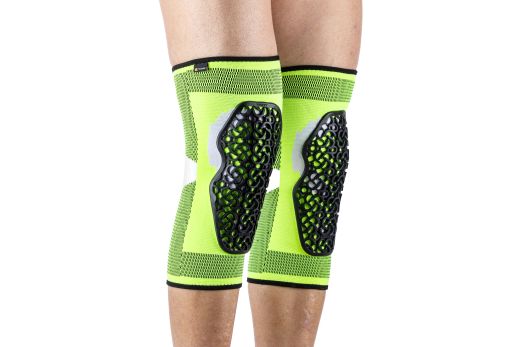 🛡️⚪ Rodilleras Protectoras Flow Knee Neon White – Protección, Comodidad y Libertad de Movimiento MTB 🚵‍♂️🔥
