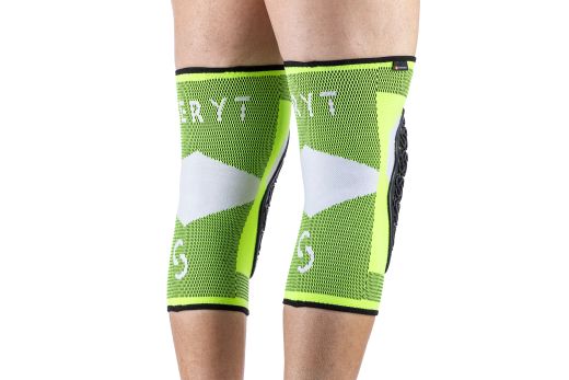 🛡️⚪ Rodilleras Protectoras Flow Knee Neon White – Protección, Comodidad y Libertad de Movimiento MTB 🚵‍♂️🔥