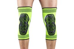 🛡️⚪ Rodilleras Protectoras Flow Knee Neon White – Protección, Comodidad y Libertad de Movimiento MTB 🚵‍♂️🔥