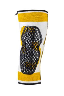 🛡️🤍 Rodilleras Protectoras Flow Knee White Gold – Protección, Comodidad y Libertad de Movimiento MTB 🚵‍♂️✨