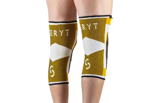 🛡️🤍 Rodilleras Protectoras Flow Knee White Gold – Protección, Comodidad y Libertad de Movimiento MTB 🚵‍♂️✨