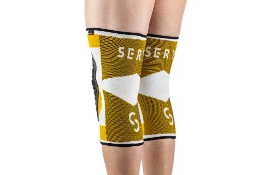 🛡️🤍 Rodilleras Protectoras Flow Knee White Gold – Protección, Comodidad y Libertad de Movimiento MTB 🚵‍♂️✨