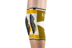 🛡️🤍 Rodilleras Protectoras Flow Knee White Gold – Protección, Comodidad y Libertad de Movimiento MTB 🚵‍♂️✨