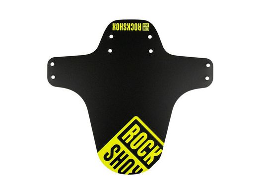 🚴‍♂️ Guardabarros RockShox 🛡️ Protección fiable para tu suspensión y tus rutas . Color Negro/Amarillo Fluor