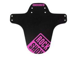 🚴‍♂️ Guardabarros RockShox 🛡️ Protección fiable para tu suspensión y tus rutas. Color Negro / Fucsia