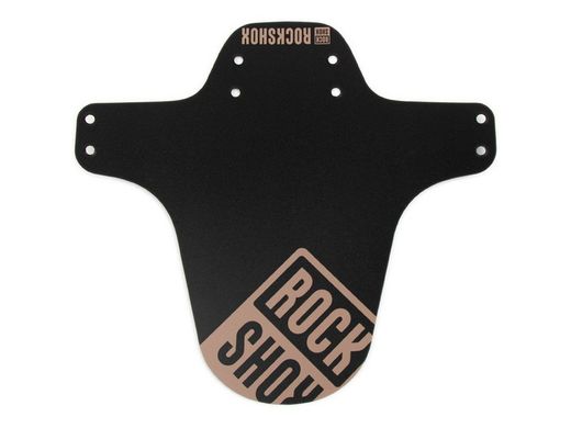 🚴‍♂️ Guardabarros RockShox 🛡️ Protección fiable para tu suspensión y tus rutas. Color Negro / Marron Bronceado