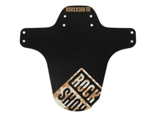 🚴‍♂️ Guardabarros RockShox 🛡️ Protección fiable para tu suspensión y tus rutas. Color Negro/Marron Camuflaje