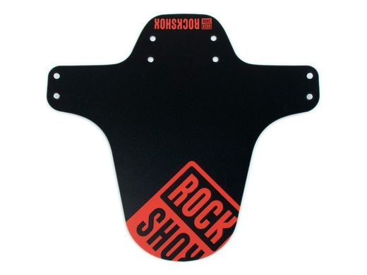 🚴‍♂️ Guardabarros RockShox 🛡️ Protección fiable para tu suspensión y tus rutas. Color Negro/Rojo Boxxer/Lyrik Ultimate