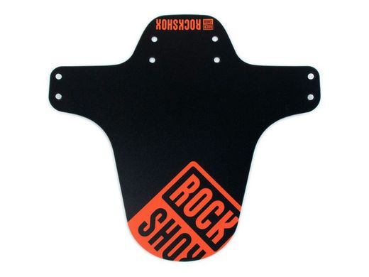 🚴‍♂️ Guardabarros RockShox 🛡️ Protección fiable para tu suspensión y tus rutas. Color Negro/Rojo Fuego