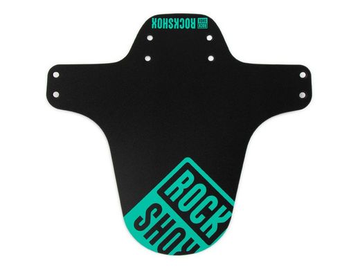 🚴‍♂️ Guardabarros RockShox 🛡️ Protección fiable para tu suspensión y tus rutas. Color Negro/Verde Espuma Del Mar
