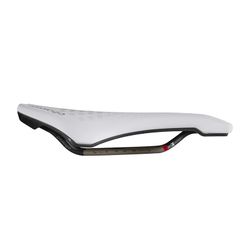 🚴‍♂️ Sillín Prologo Dimension-Tri Nack 143 Blanco/Plata Máximo Confort, Ligereza y Rendimiento para Triatlón