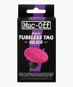 Soporte Muc-Off Secure Tag Tubeless 🔒 Para Localizador Apple AirTag 📍 | Compatible con Válvula Tubeless 🚴‍♂️💨