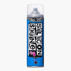 Spray Muc-Off Abrillantador de Silicona 500 ml | Silicone Shine | Brillo Profesional y Protección Total para Bicicletas y Motos