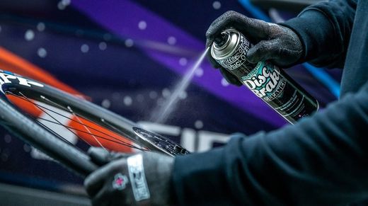 Muc-Off Limpiador Discos de Freno 400 ml | Spray Potente para Frenos de Bicicleta 🚀 Limpieza Eficaz y Rápida