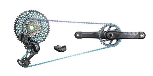 Bielas Sram Xx1 Eagle Dub Boost 175 Black / Lunar Grey Dm 34d (C2)