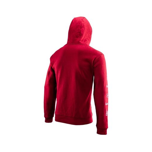Sudadera Leatt con Capucha Core Ruby – Estilo Deportivo, Confort y Rendimiento para Mujeres Activas