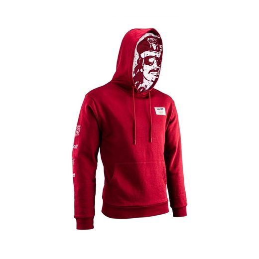 Sudadera Leatt con Capucha Core Ruby – Estilo Deportivo, Confort y Rendimiento para Mujeres Activas