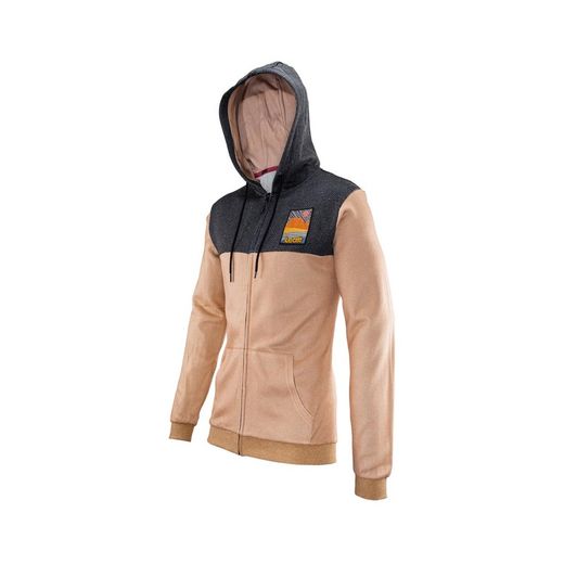 Sudadera Leatt con Capucha y Cremallera Premium Desert | Comodidad y Estilo para Deportistas