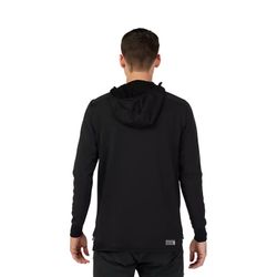 ❄️🖤 Sudadera Fox Defend Thermal con Capucha – Negro 🚴‍♀️🔥