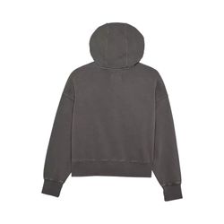 Sudadera Fox con Capucha Wordmark Oversized – Mujer 🦊🏁 Gris Peltre