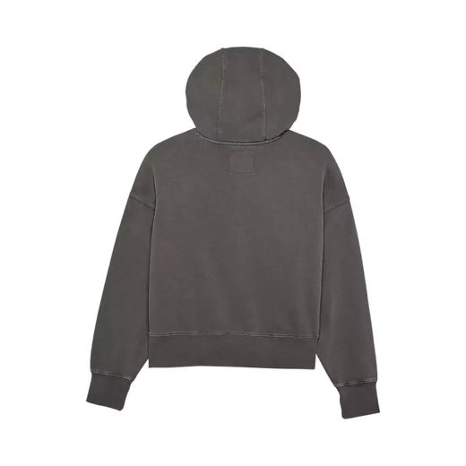 Sudadera Fox con Capucha Wordmark Oversized – Mujer 🦊🏁 Gris Peltre