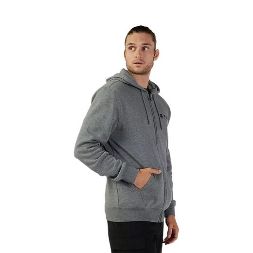 Sudadera Fox con Capucha y Cremallera Absolute – Estilo y Comodidad en Cada Momento Gris Grafito