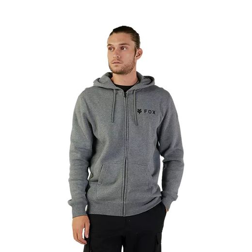 Sudadera Fox con Capucha y Cremallera Absolute – Estilo y Comodidad en Cada Momento Gris Grafito
