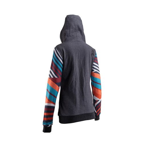 Sudadera Leatt con Capucha y Cremallera Premium Mujer Stripes | Comodidad y Estilo para Mujeres Deportistas
