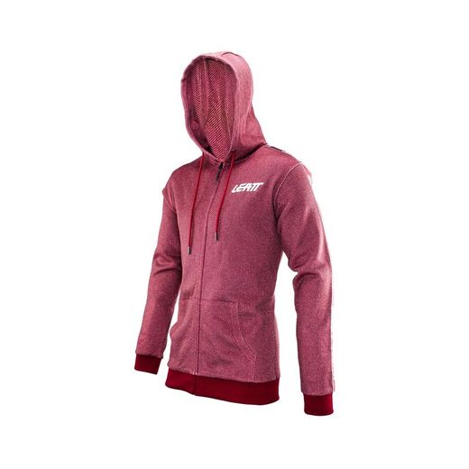 Sudadera Leatt con Capucha y Cremallera Premium Ruby | Comodidad, Estilo y Rendimiento