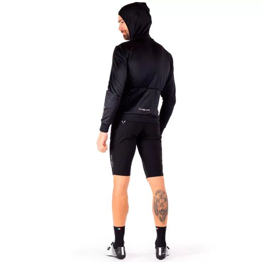 🌬️🚴‍♂️ Sudadera Técnica Nalini WIND SWEAT SHIRT – Con Capucha y Cortaviento Delantera para Commuting 🔥🌆
