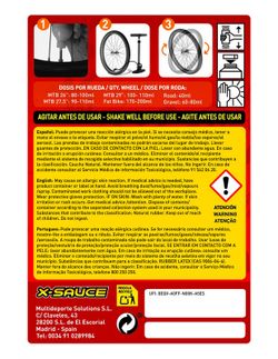 Antipinchazos Para Cámara Y Tubeless X-Sauce Bidon 5 Litros