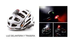 🚴‍♂️💡 Luz de Ciclismo RIDERS XP-3.1L  – Blanca/Roja | Ideal para Casco 🪖 | Recargable USB 🔋 | Ligera y Compacta 💪
