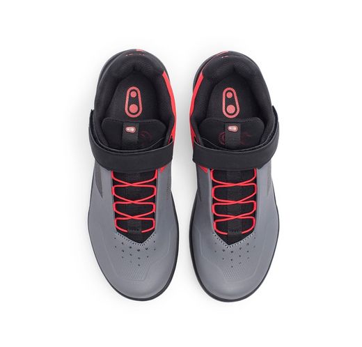 👟⚙️🔴🚵‍♂️ Zapatillas Crank Brothers Stamp Speedlace Gris/Rojo
