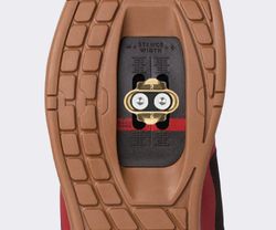 👟🔴🤎⚫🚵‍♂️ Zapatillas Crankbrothers Mtb Mallet Stamp Lace Rojo/Marrón/Negro