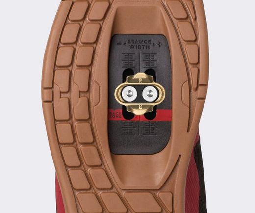 👟🔴🤎⚫🚵‍♂️ Zapatillas Crankbrothers Mtb Mallet Stamp Lace Rojo/Marrón/Negro