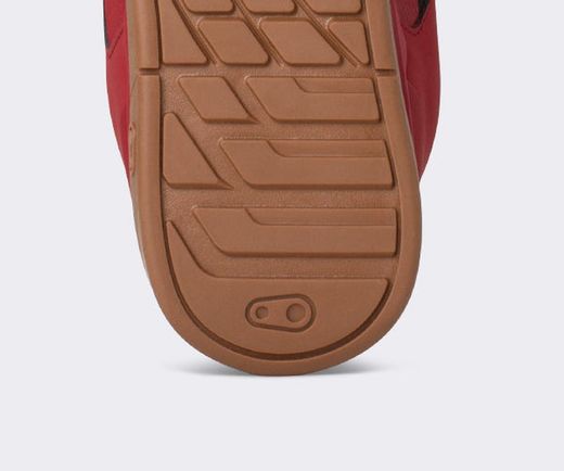 👟🔴🤎⚫🚵‍♂️ Zapatillas Crankbrothers Mtb Mallet Stamp Lace Rojo/Marrón/Negro