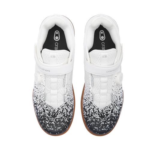 👟⚪⚫🤎🚵‍♂️ Zapatillas Crankbrothers Stamp Boa Blanco/Negro/Marrón