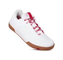 👟⚪🔴🤎🚵‍♂️ Zapatillas Crankbrothers Stamp Lace Splater Blanco/Rojo/Marrón