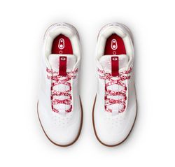 👟⚪🔴🤎🚵‍♂️ Zapatillas Crankbrothers Stamp Lace Splater Blanco/Rojo/Marrón