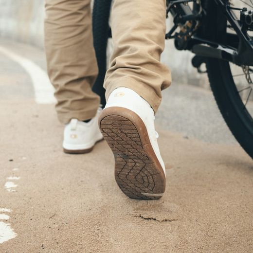 👟⚪🟡🤎🚵‍♂️ Zapatillas Crankbrothers Stamp Street Lace Blanco/Dorado/Marrón