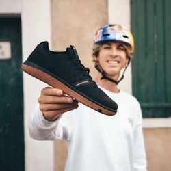 👟⚫🟡🤎🚵‍♂️ Zapatillas Crankbrothers Stamp Street Lace Negro/Dorado/Marrón