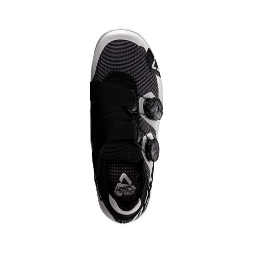 👟⚫⚪🚵‍♀️ Zapatillas MTB Leatt ProClip 8.0 Race Mujer – Negro/Blanco