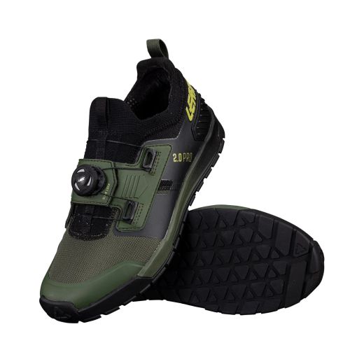 👟🌿 Zapatillas MTB Leatt ProFlat 2.0 – Spinach (Verde)