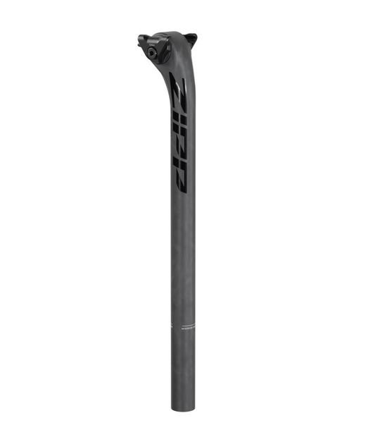 🚴‍♂️ Tija Zipp SL Speed – 31.6mm 400mm | 0mm Offset | Carbon Mate Negro / Logo Negro B2 🔧✨
